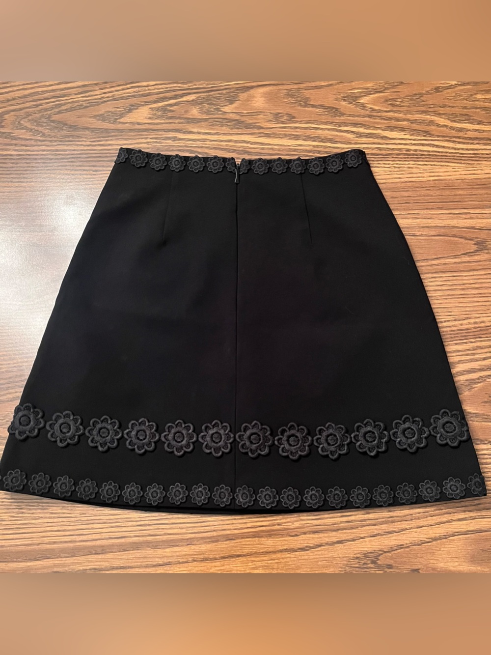 NWT Kate Spade MADISON AVENUE Collection Black Angie Skirt Size 6 LUXE - Picture 4 of 5